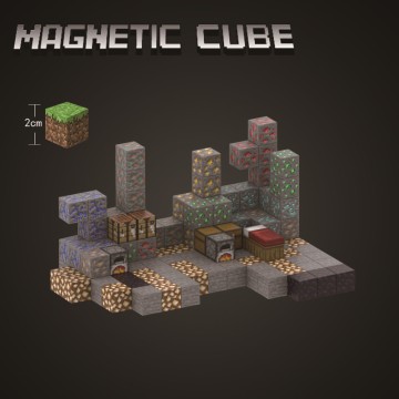 Unleash Creativity with Our Magnetic Building Blocks Inspired by Minecraft