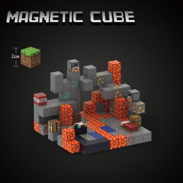 Magnetic Decompression World Castle Ornament Building Blocks Set