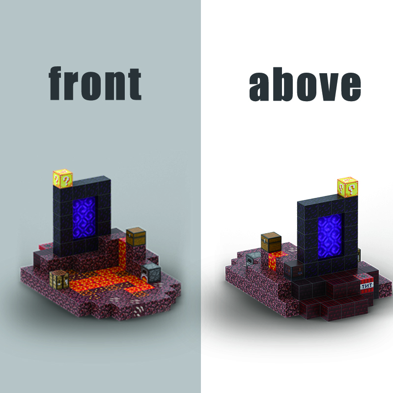 3D Magnetic Building Blocks Puzzle ABS Plastic Block Gift Set T058