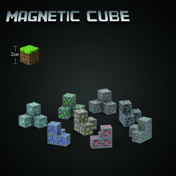 Minecraft Magnetic Ore Collection Set: Excavate & Build Block Minerals