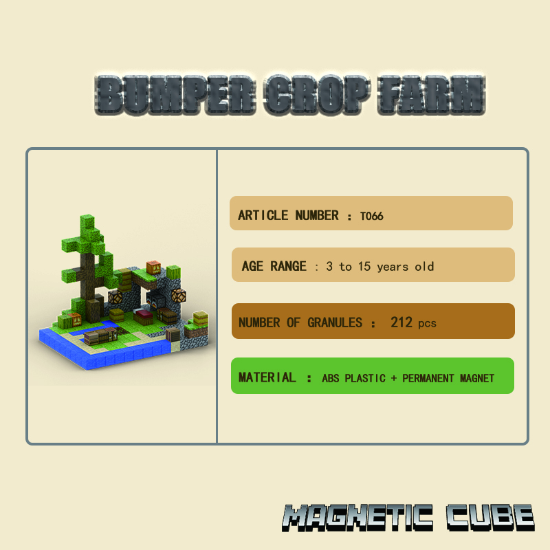 China Customization STEM 3D Magnetic Blocks Toy Inspire Young Engineers T066