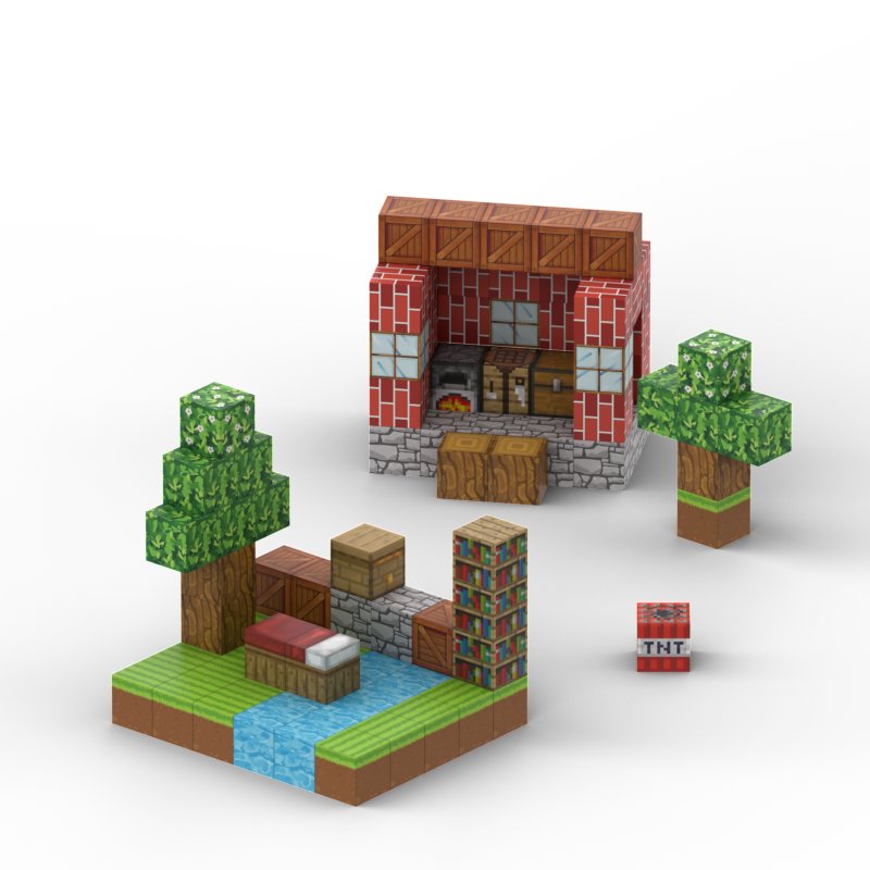 3D World Accessories Multi Color Plastic Magnetic Cube Puzzle Sets New Year Toy Z018