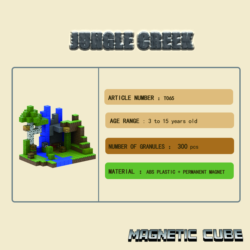 The Bio-Builder Revolution: Innovation STEM Magnets Building Blocks New Year Toy Characters T065