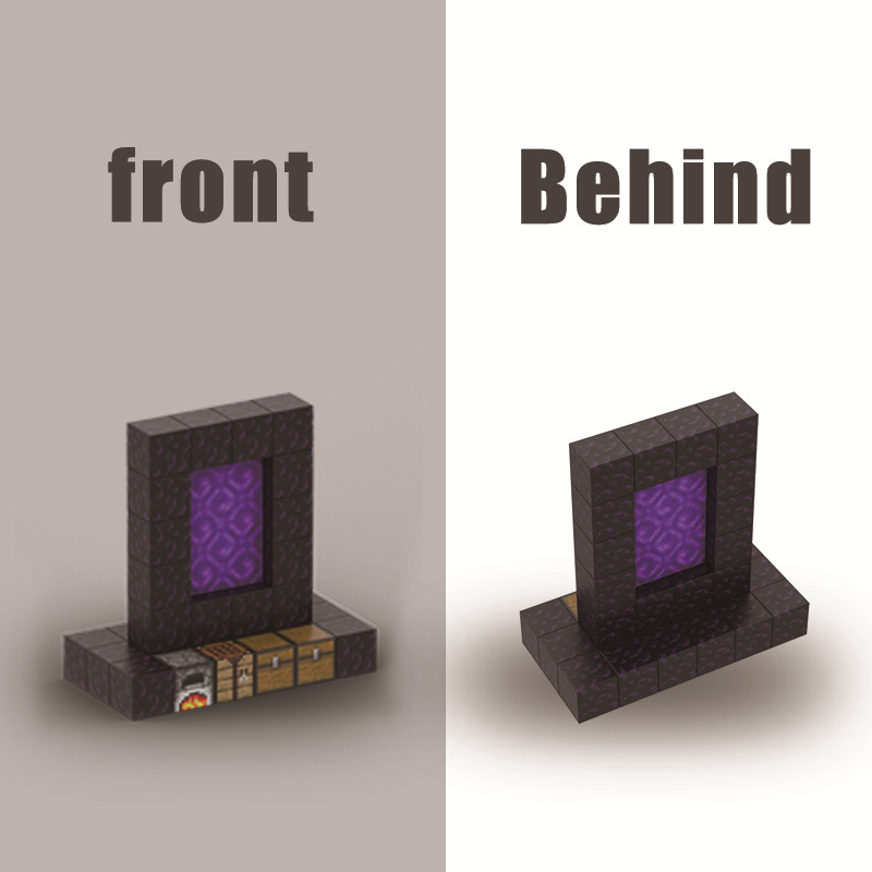 Minecraft Nether Portal Builder: Magnetic Obsidian Arch Kit