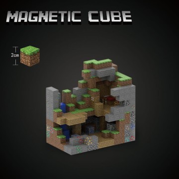 Magnetic Assembly Toy 3D Custom Building Blocks Set Creative Gift