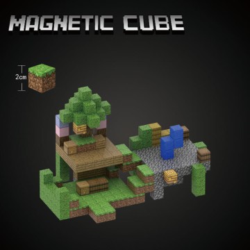 Customizable Magnetic Blocks Children Crafted Mines-Magnetic Toy