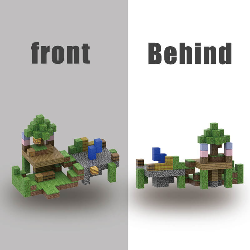 Customizable Magnetic Blocks Children Crafted Mines-Magnetic Toy