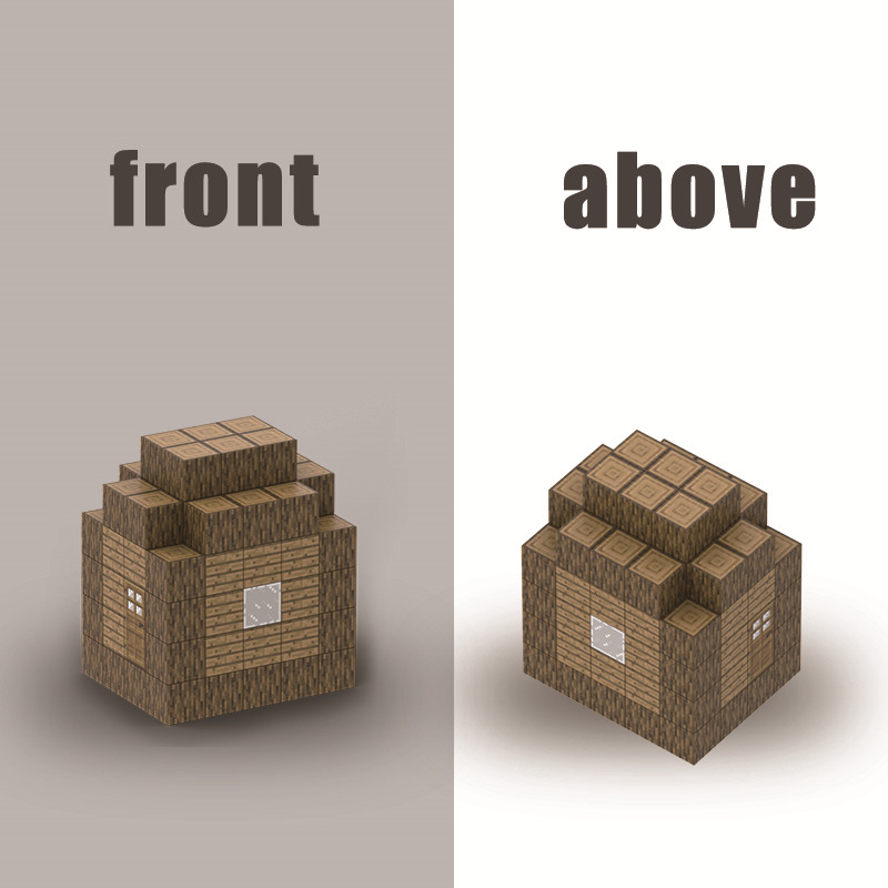 Minecraft Magnetic Village Set: Build Classic Block Cottages with This Construction Kit