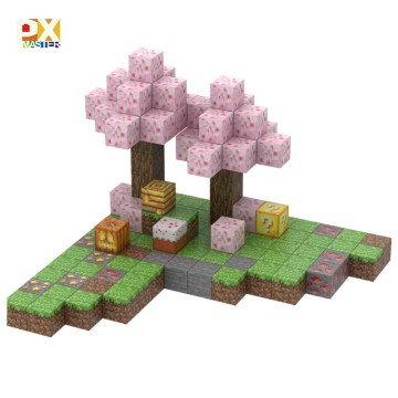 China Factory Magnetic Building Blocks Cubes Kids Birthday Magnets Toys for Boys and Girls T068-1